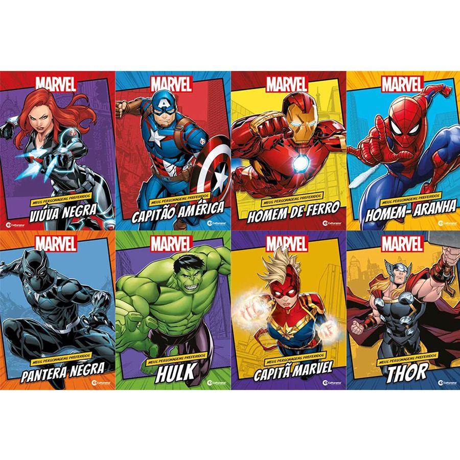 Livro Solapa Com 8 Livros Marvel - 01 Unidade - Culturama - Rizzo