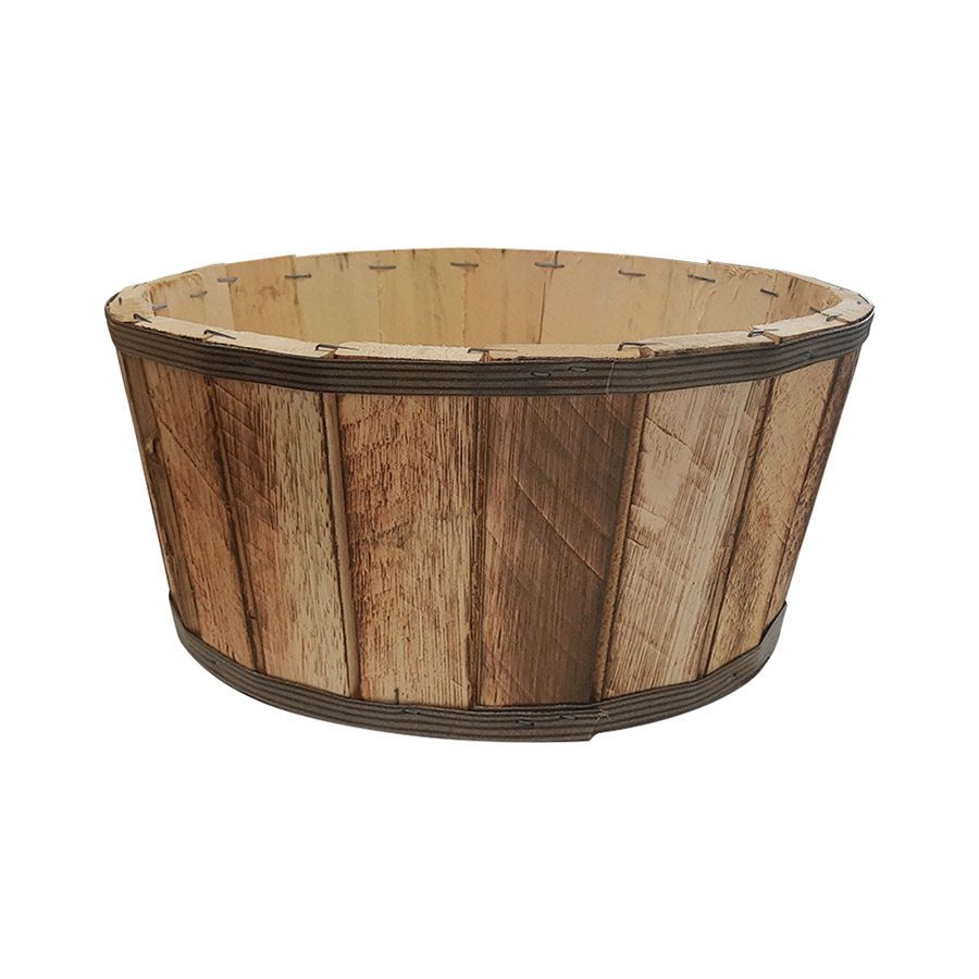 我谷風盆　約32cm×約22.5cm×約3.5cm Cachepot Tina de Madeira 01 Unidade Rizzo Embalagens - Rizzo