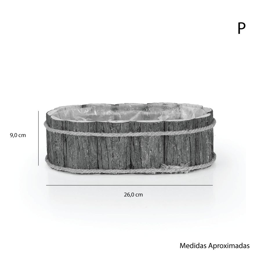 Cachepot Casa da Árvore de Madeira Floral Atlanta Rizzo Embalagens