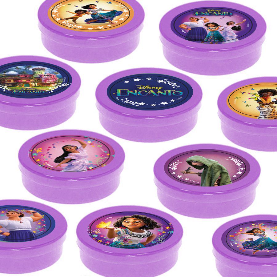 Latinha Lembrancinha Festa Encanto 8cm 20 un Lilás Rizzo