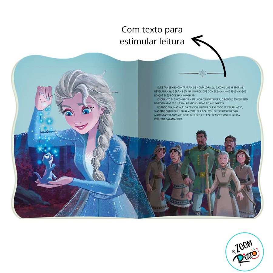 Livro ilustrado - Frozen II - 1 unidade - Disney - Rizzo