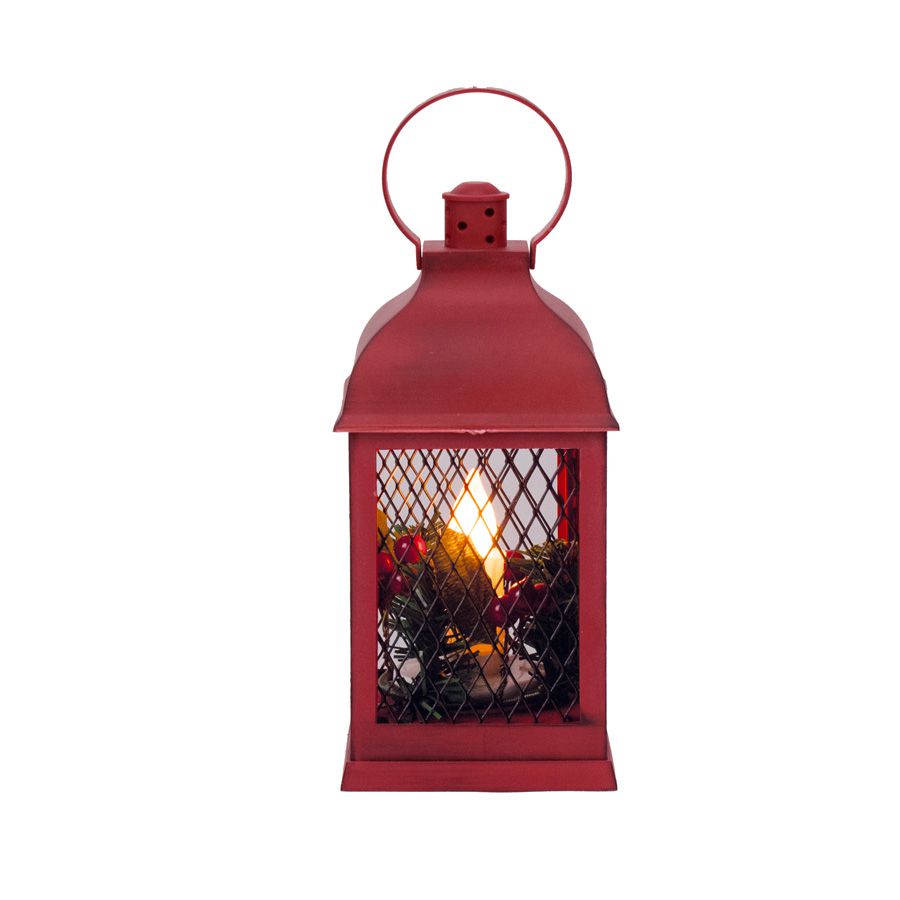 Enfeite de Natal - Lanterna Vela - 22cm - 1 unidade - Cromus