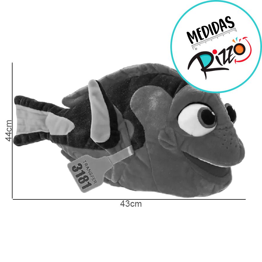 Pelúcia Dory 22,5cm - Procurando Dory - 1 unidade - Rizzo - Rizzo