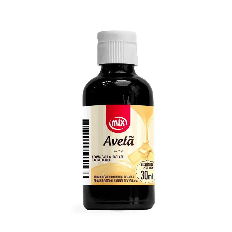 Aroma Artificial Alimentício Avelã - 30ml - 1 unidade - Mix
