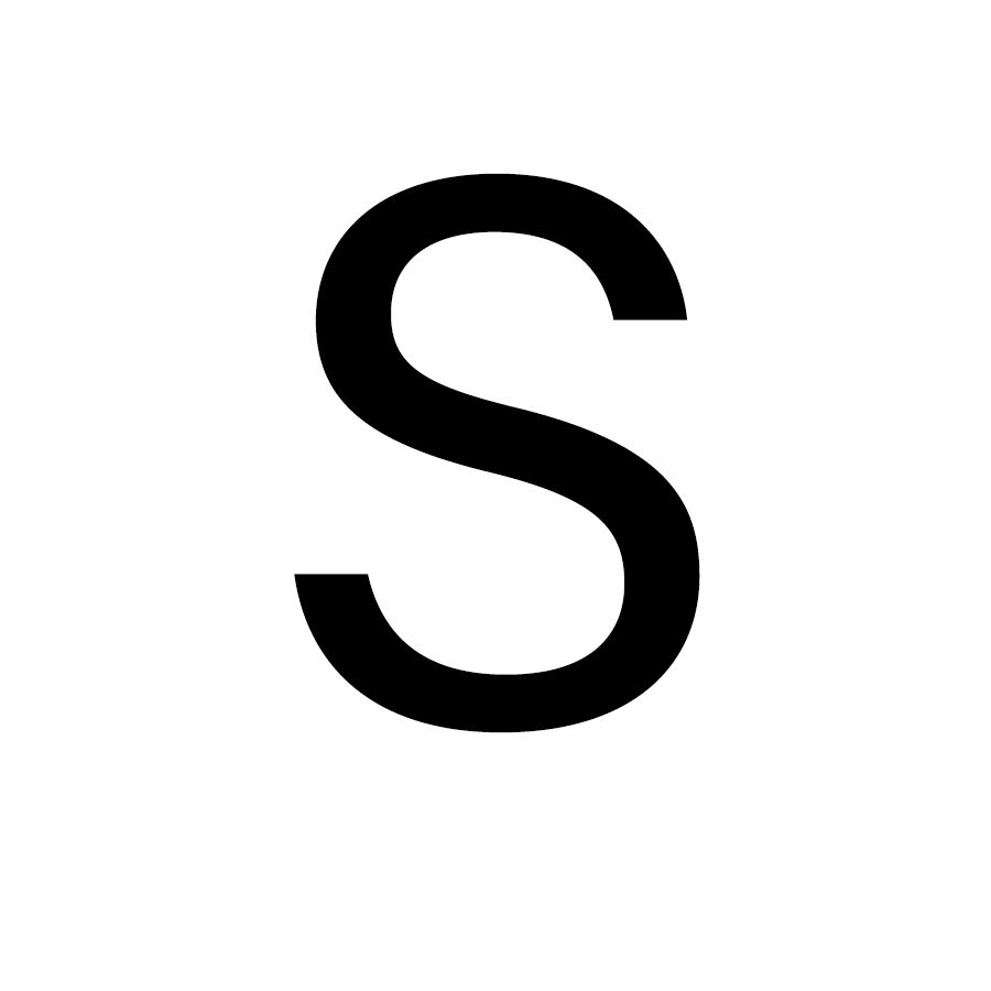 Transfer - Letra S - Preto - 1 unidade - Rizzo - Rizzo Embalagens