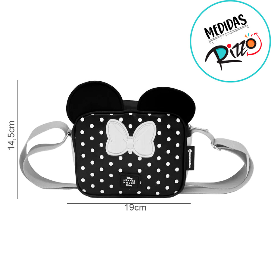 New Shoulder Bag Minnie Mouse - 1 unidade - Zona Criativa - Rizzo