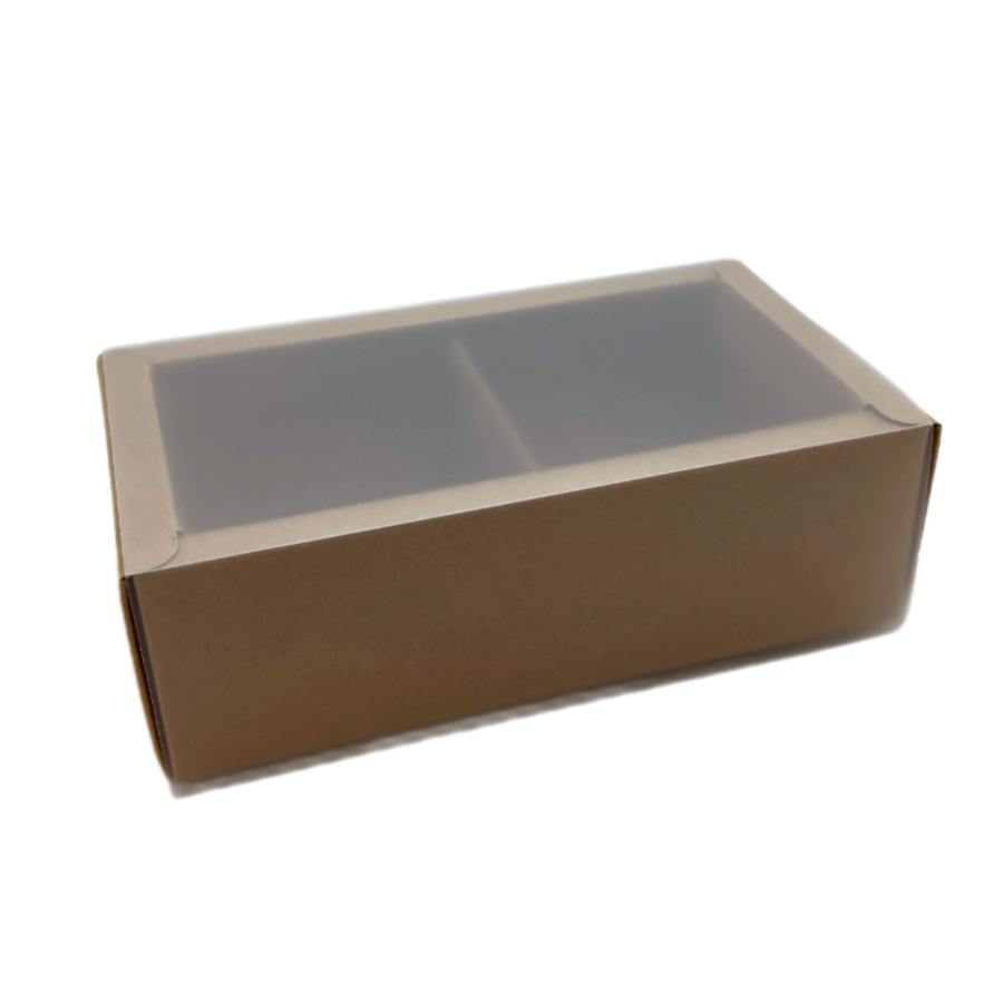 Caixa 2 Pães de Mel - Kraft - 16x9x5cm - 1 unidade - Rizzo - Rizzo