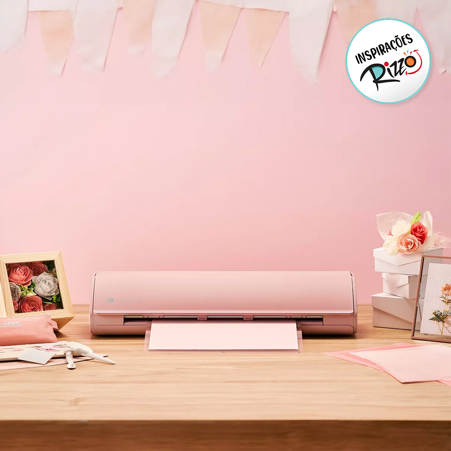 Silhouette Cameo 5 - Rosa Fosco - Equipamento de Recorte - 1