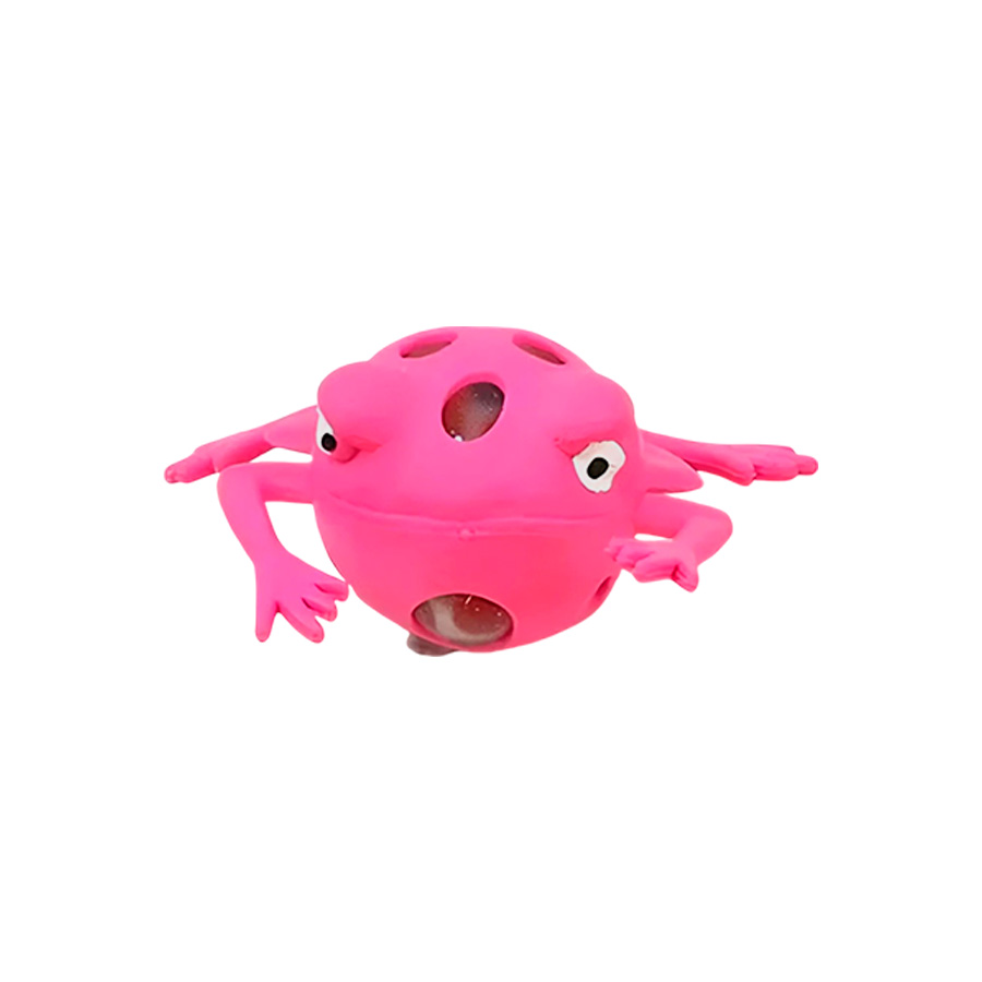 Brinquedo Cute Frog - Rosa - 1 unidade - Rizzo - Rizzo Embalagens