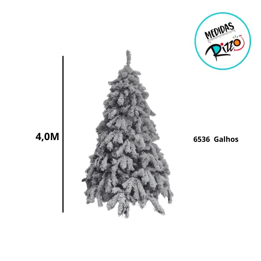 Árvore de Natal Modelo Coentro - 6536 Galhos - 4,0m - Ref