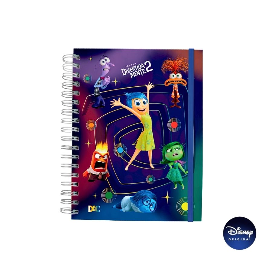 Caderno Mini Smart Com Folhas Reposicionáveis - Divertidamente