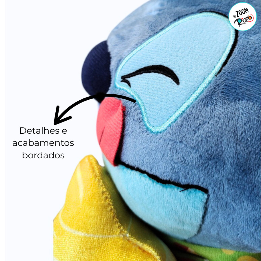 Pelúcia Stitch Sorvete de Abacaxi - 25cm - 1 unidade - Disney