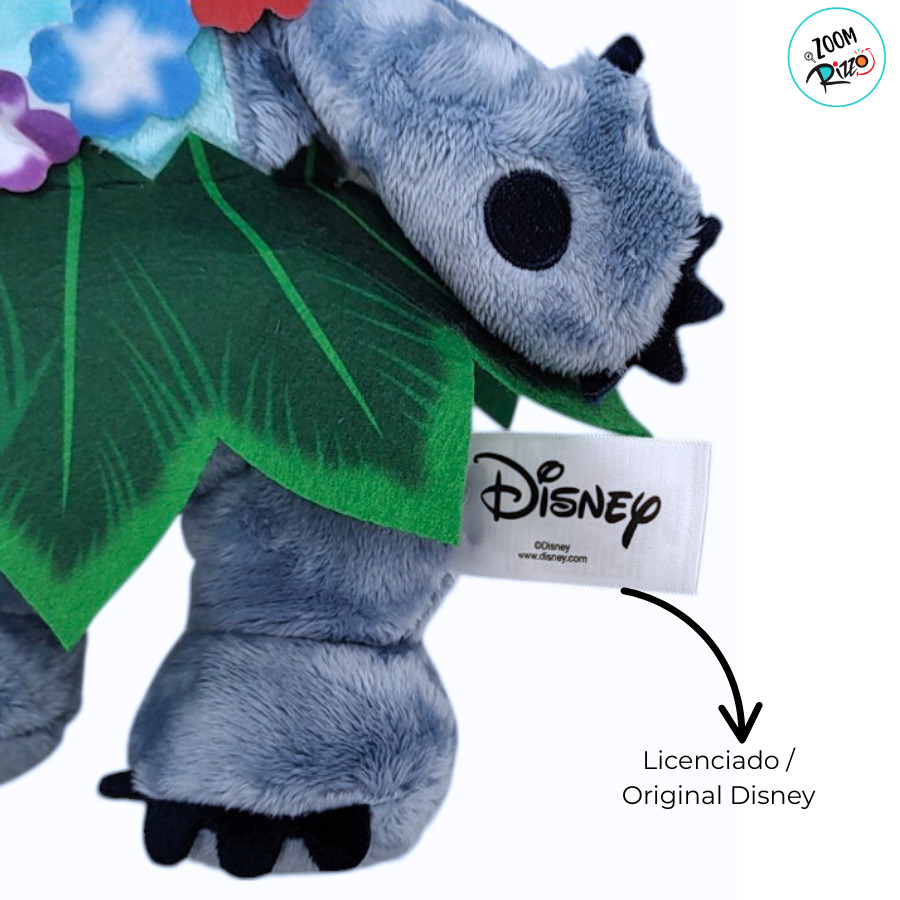 Pelúcia Stitch Aloha - 33cm - 1 unidade - Disney Original - Rizzo