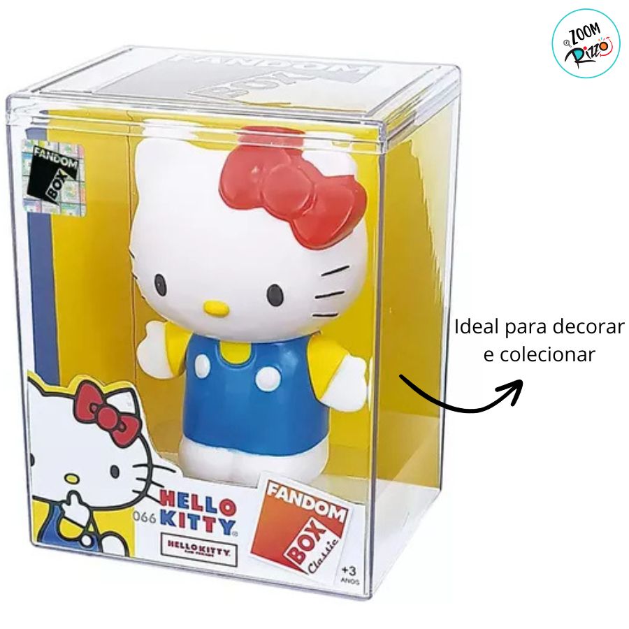 Boneca Fandom Box - Hello Kitty - 10cm - 1 unidade - Rizzo - Rizzo