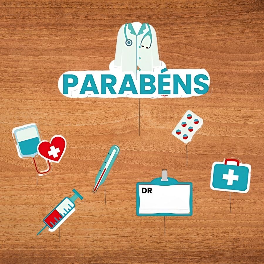 Topo De Bolo Saúde unidades Regina Rizzo Rizzo Embalagens