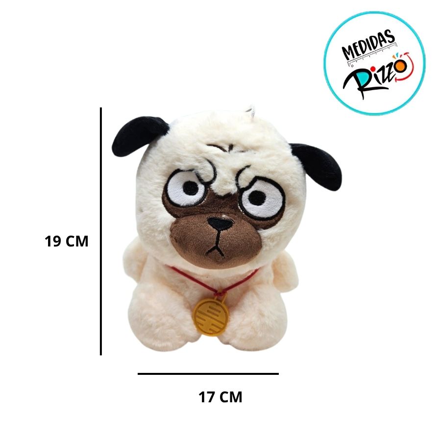 Cachorro Pug De Pelúcia 