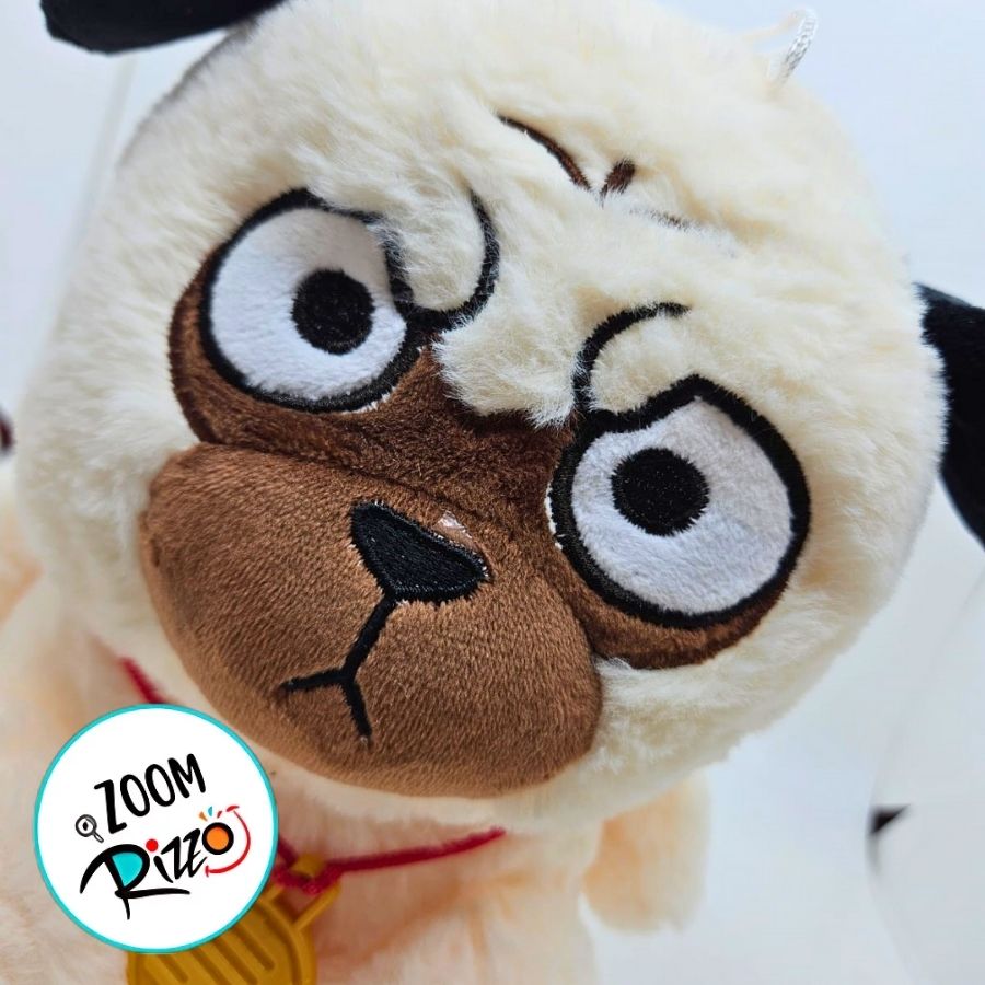Cachorro Pug De Pelúcia 