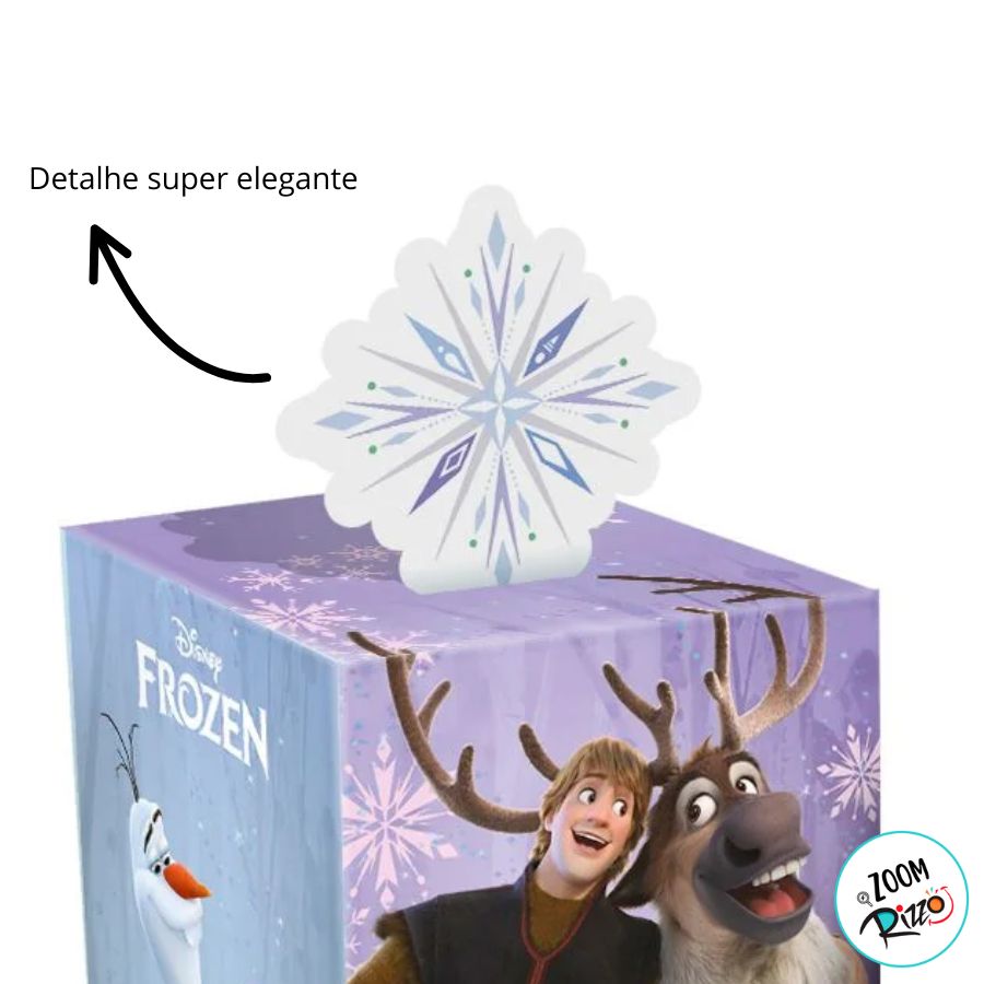 Caixa Surpresa - Frozen - 4 unidades - Disney Original - Rizzo