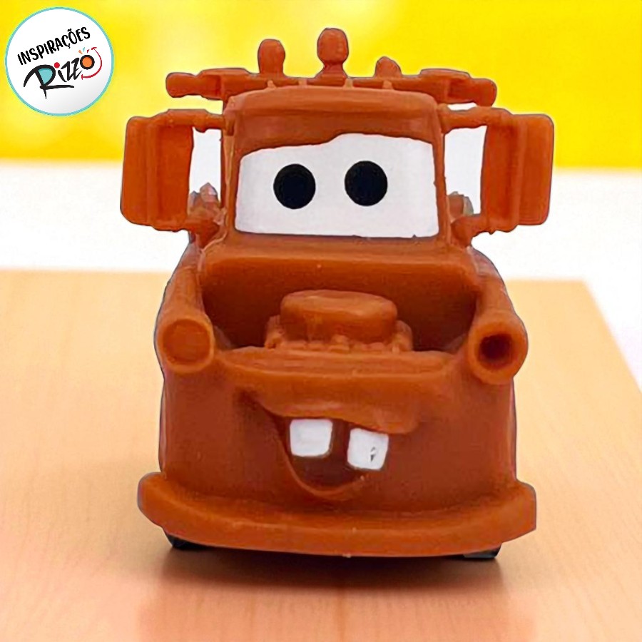Mini Figura Colecionável - Tow Mate - Carros - 7cm - 1 unidade