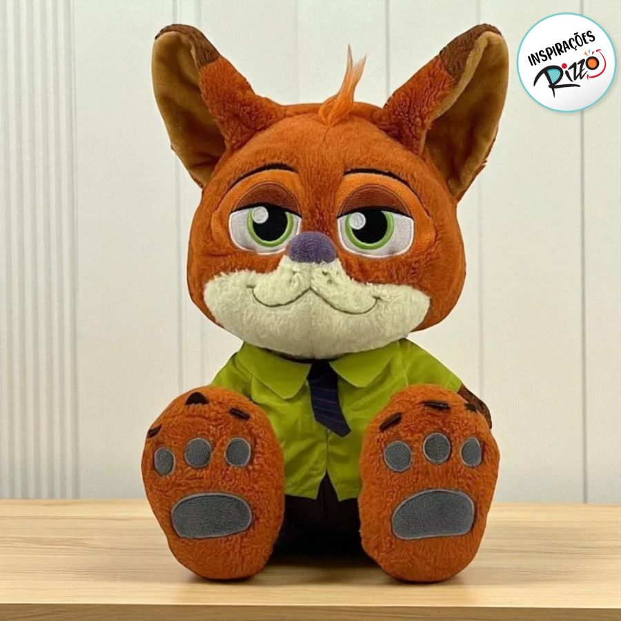 Pelúcia Nick Big Feet - Zootopia - 30cm - 1 unidade - Disney