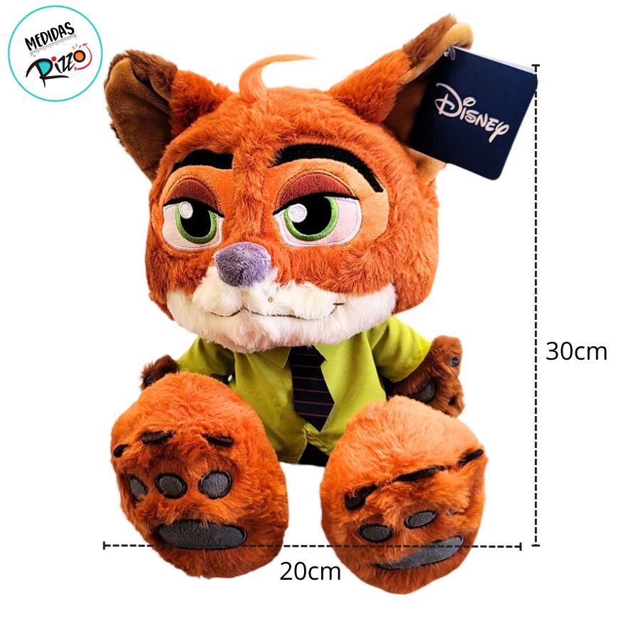 Pelúcia Nick Big Feet - Zootopia - 30cm - 1 unidade - Disney