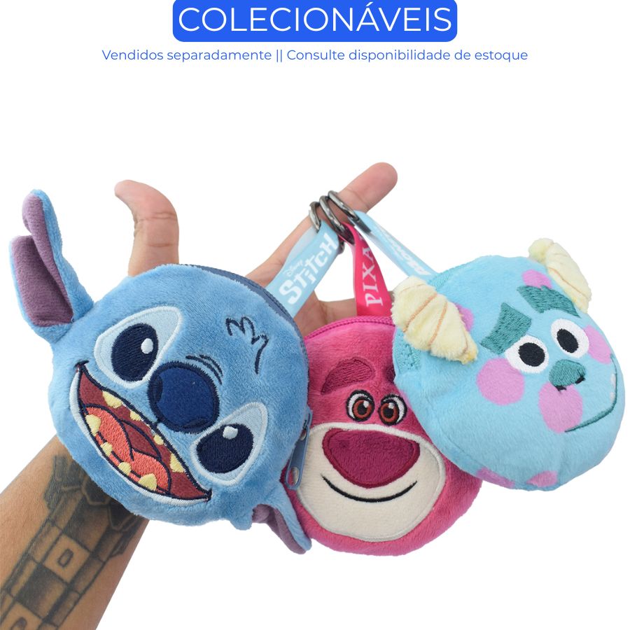 Chaveiro Mini Fluffy - Ursinho Pooh - 10cm - Disney Original - 1