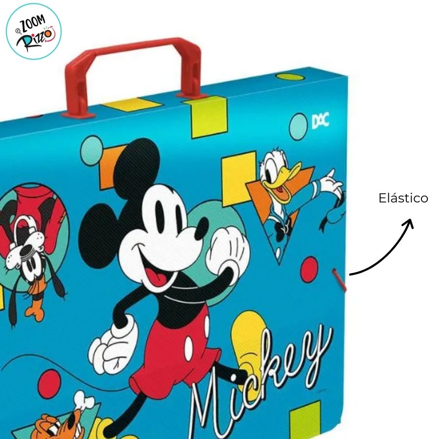 Pasta Maleta - Mickey Colors - 36x26x4cm - Disney Original - 1