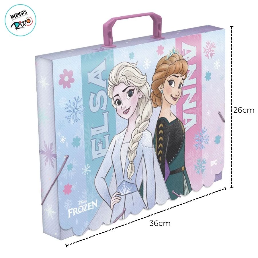 Pasta Maleta - Frozen - 36x26x4cm - Disney Original - 1 unidade