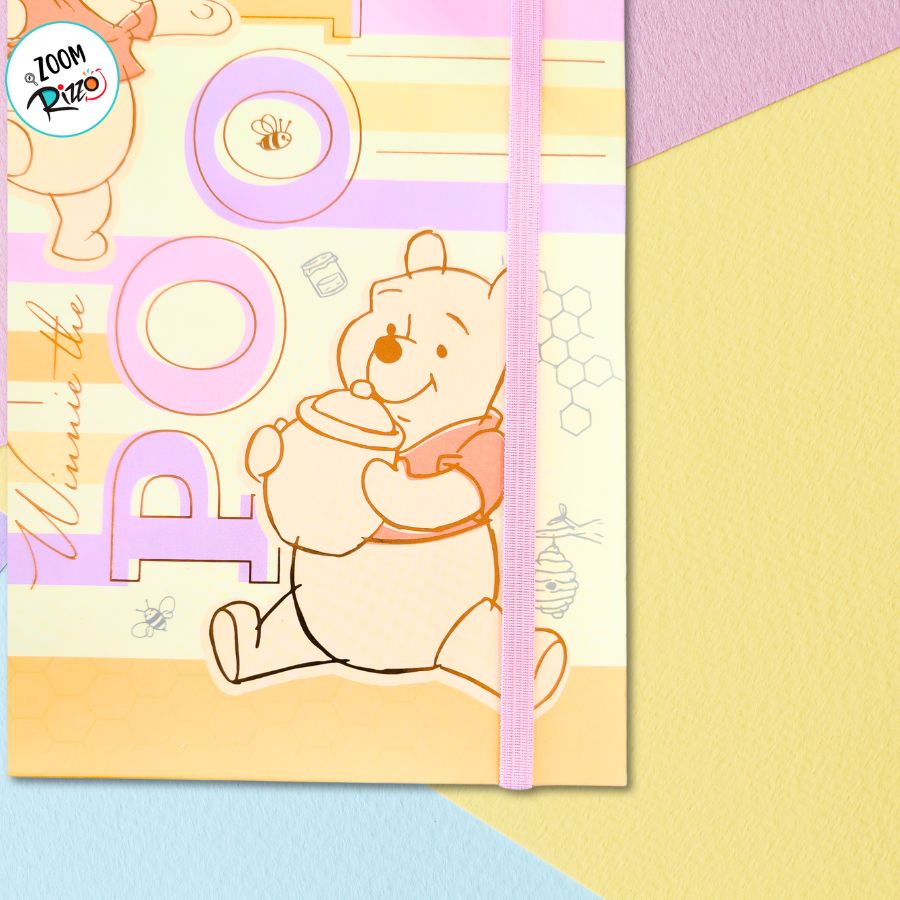 Caderno Smart Colegial Com Folhas Reposicionáveis - Ursinho Pooh