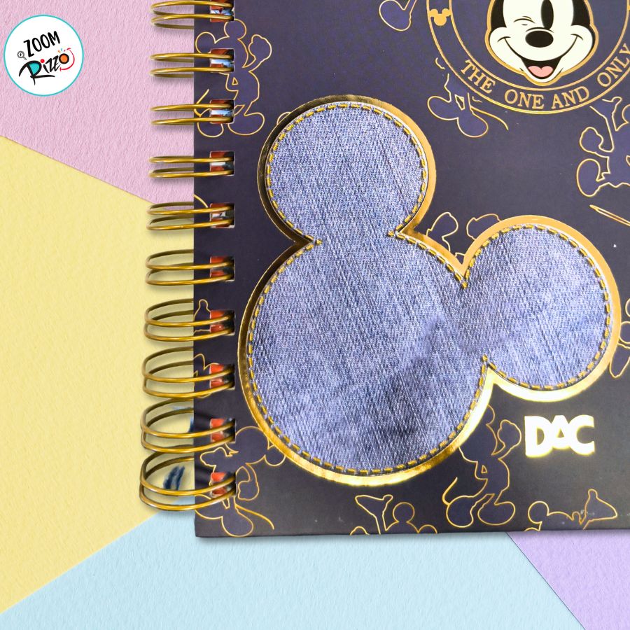 Caderno Smart Colegial Com Folhas Reposicionáveis - Mickey Mouse
