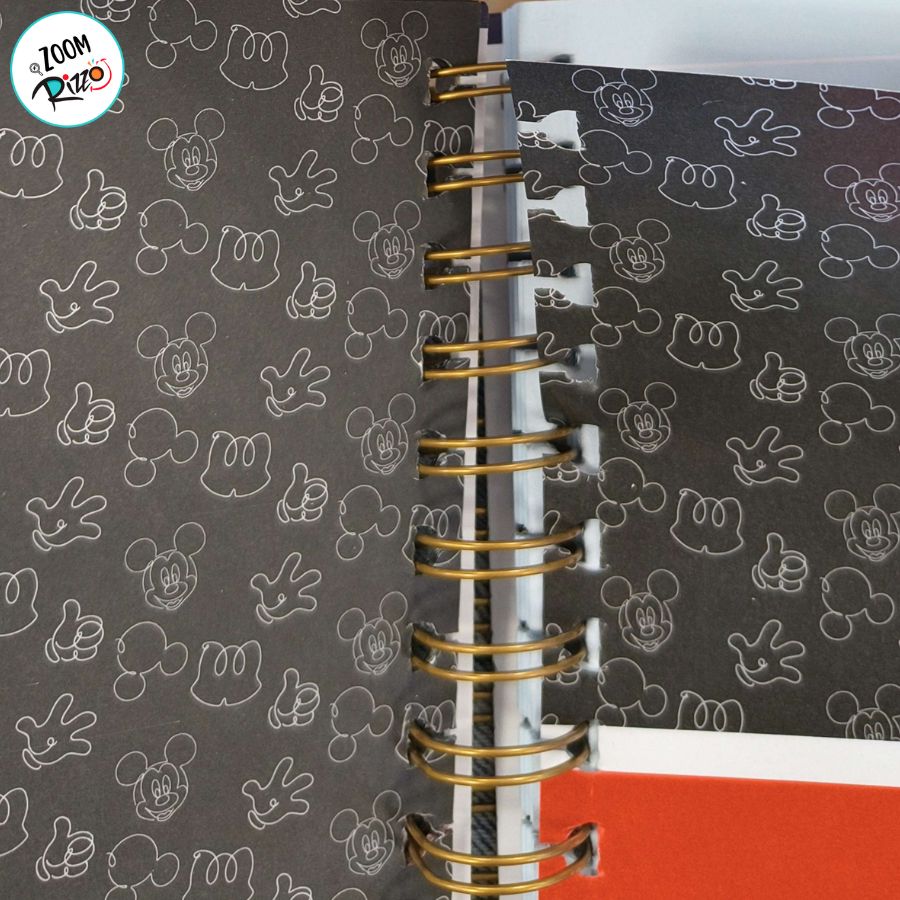 Caderno Smart Colegial Com Folhas Reposicionáveis - Mickey Mouse