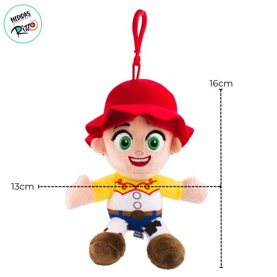 Chaveiro Jessie de Pelúcia - Toy Story - 16cm - Disney Original