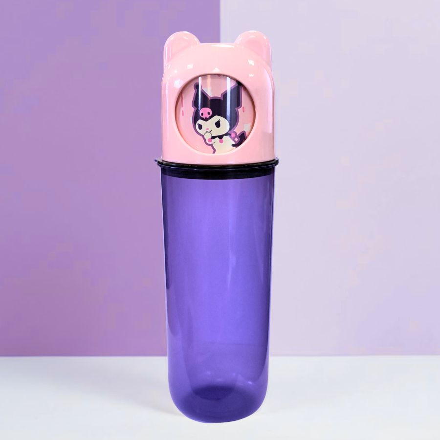 Porta Escovas Kuromi - Hello Kitty - Rosa - 370ml - 1 unidade