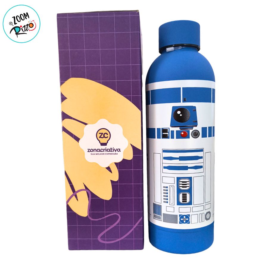 Garrafa Max - R2D2 - Star Wars - 500ml - Disney Original - 1