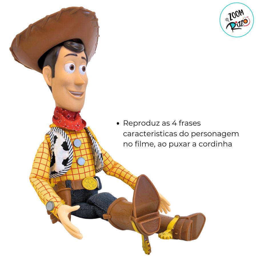 Pelúcia Woody - Toy Story - 37cm - Com Som - Disney Original - 1