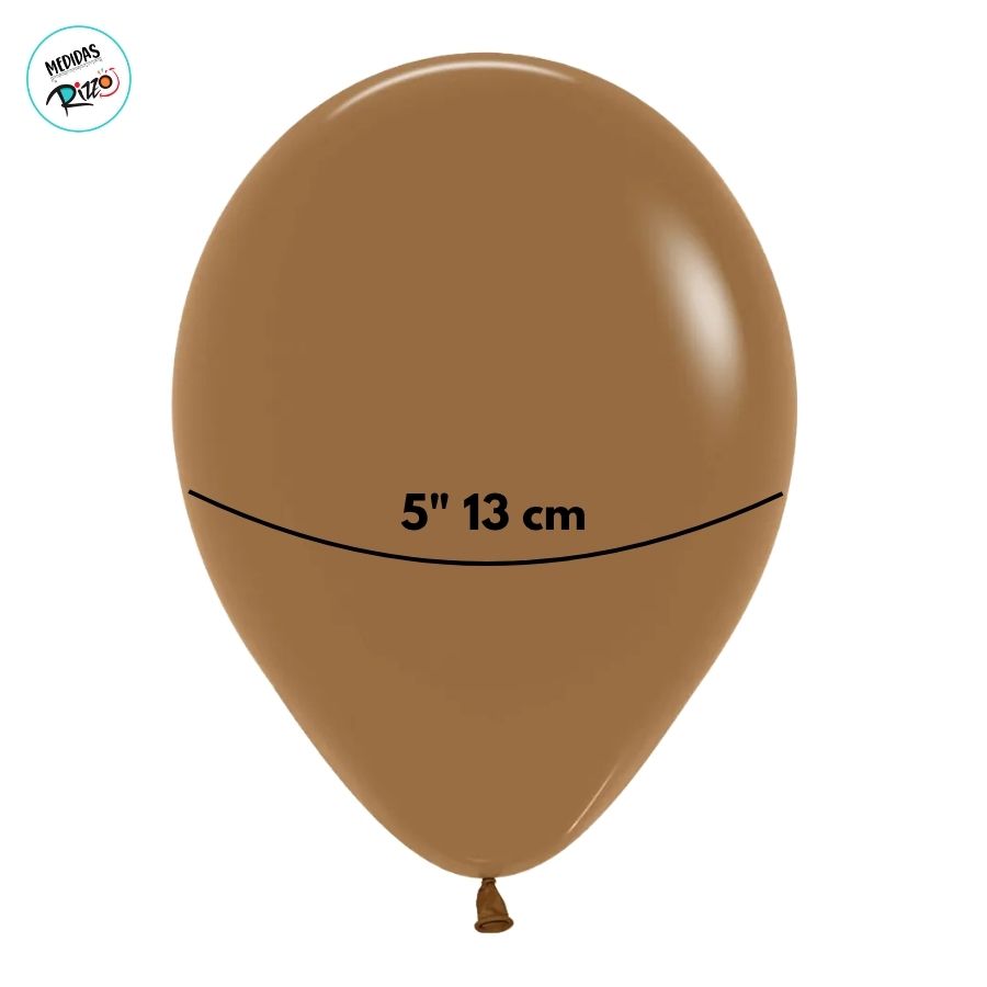 Balão de Festa Latéx Fashion - Mocha - unidades - Sempertex