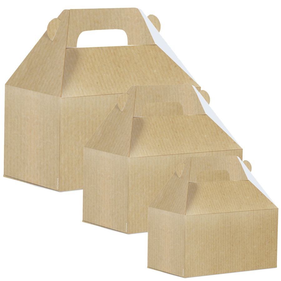 Caixa Maleta Kids Kraft Liso - 10 unidades - Cromus - Rizzo