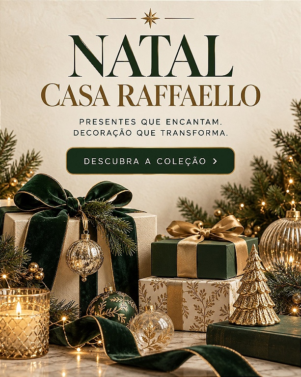 Natal Verde e Dourado - Casa Raffaello