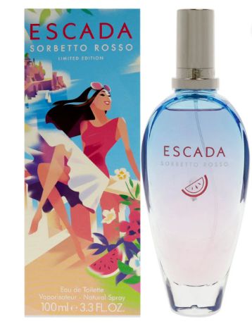 Perfume Sorbetto Rosso Escada 100 Ml Edt (edição Limitada)