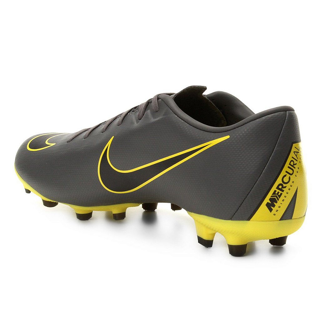 chuteira nike campo cinza