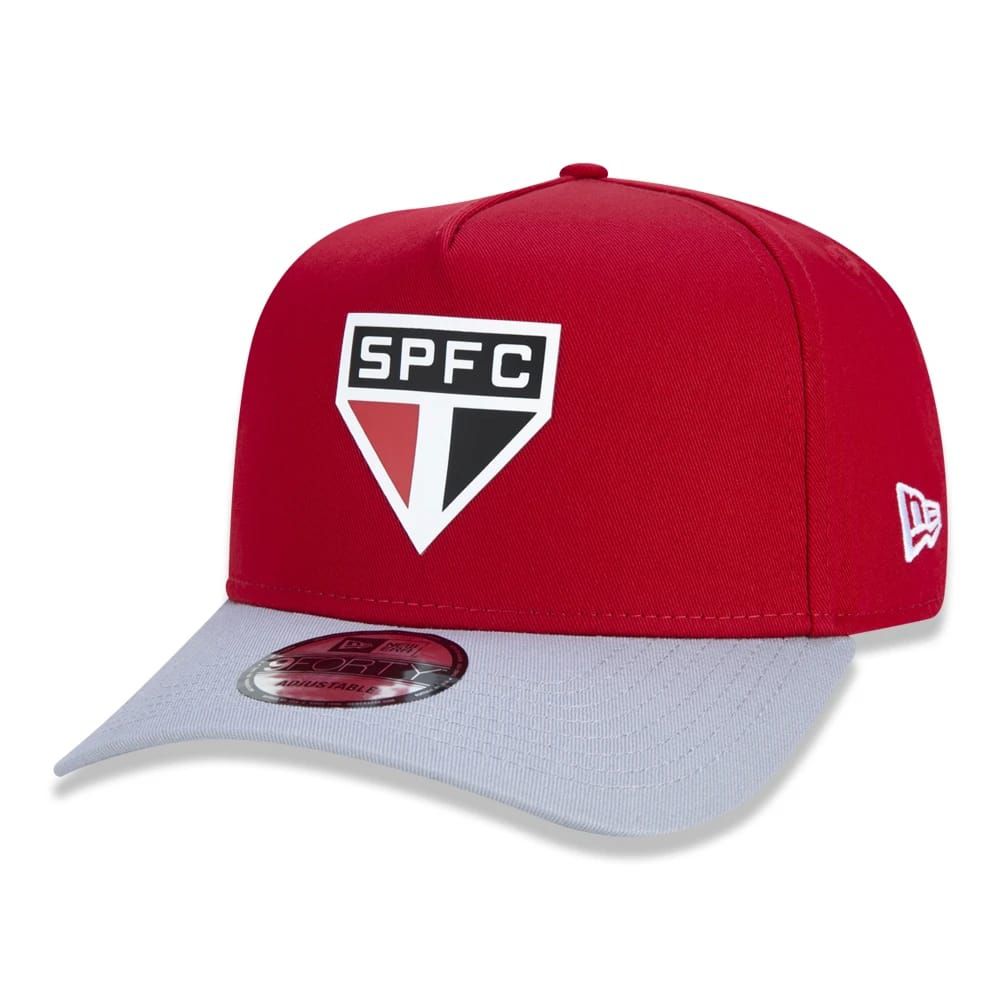 BONÉ NEW ERA SÃO PAULO A-FRAME VERMELHO - LOUCOS POR FUTEBOL STORE - Loucos  Por Futebol - Oficial