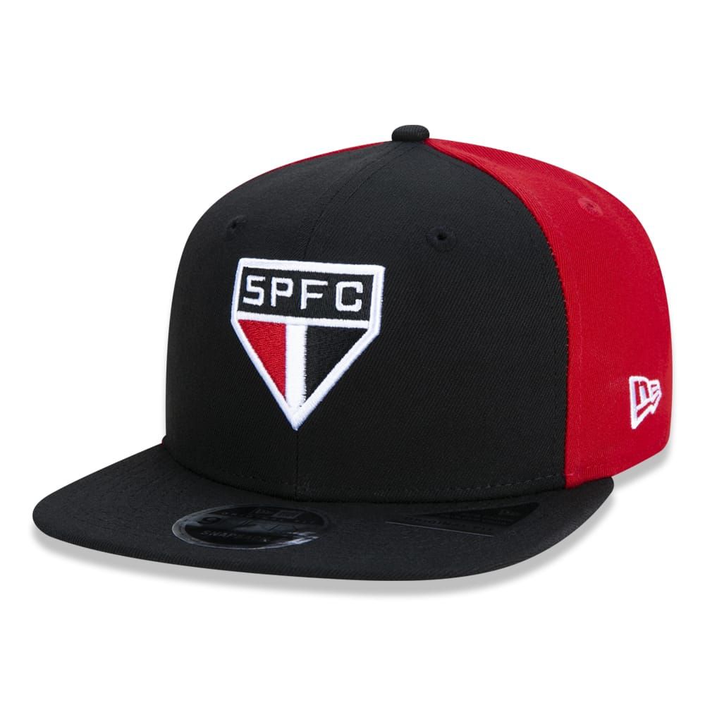 BONÉ NEW ERA SÃO PAULO ORIGINAL FIT PRETO - LOUCOS POR FUTEBOL STORE -  Loucos Por Futebol - Oficial