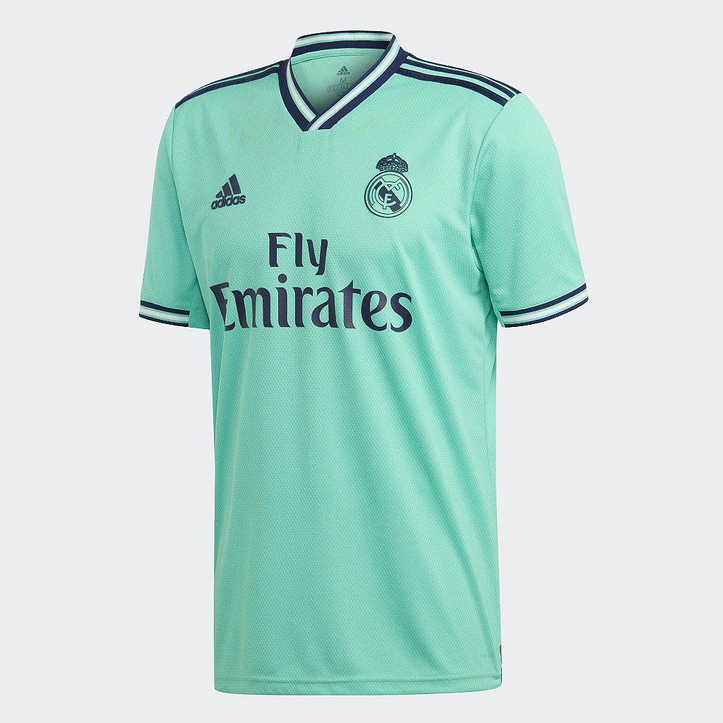 camisa do real madrid branca e azul