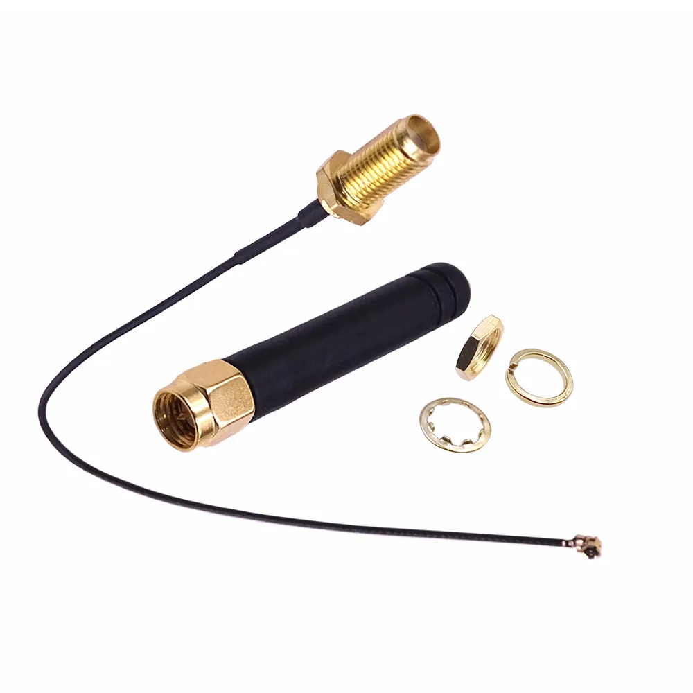 Antena LoRa 915Mhz 2dBi com Pigtail - AutoCore Robótica - Arduino