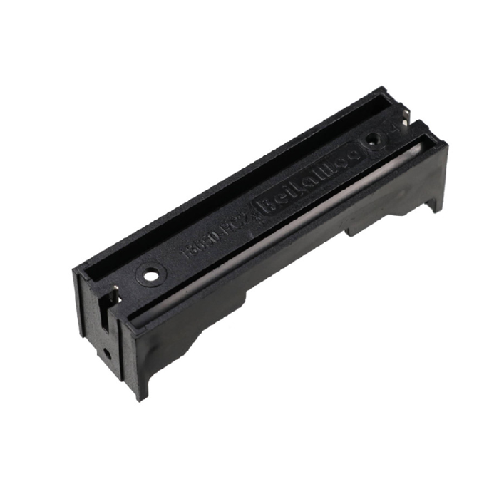 Suporte para Bateria 18650 1 Slot Pino Rígido - AutoCore Robótica