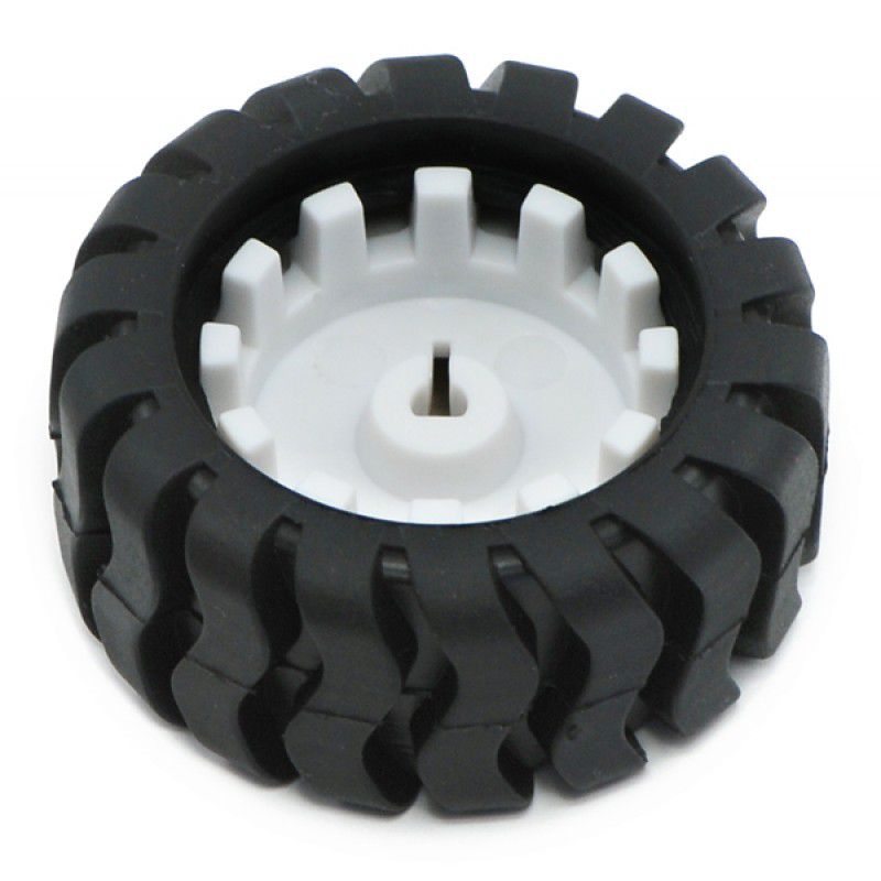 Roda 42mm para Micromotor DC 12V N20 - AutoCore Robótica - Arduino