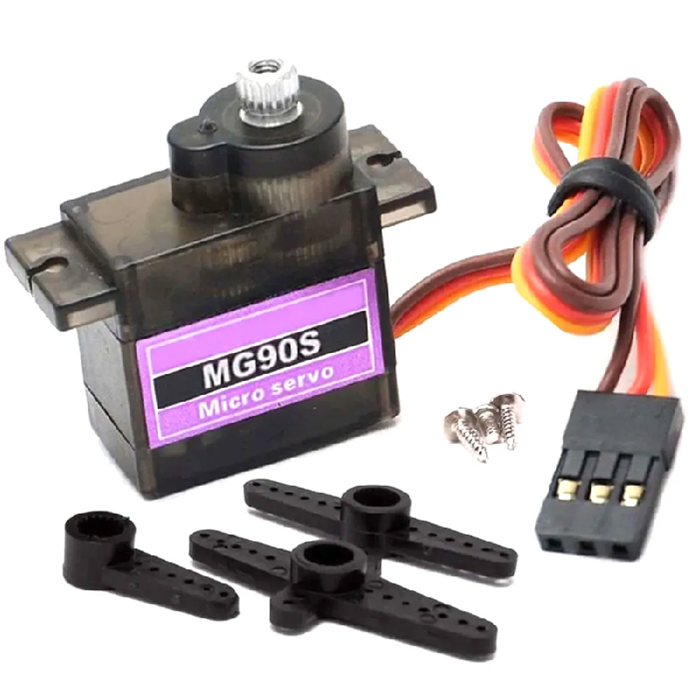 Servo Motor MG90S 360 Graus - AutoCore Robótica - Arduino em