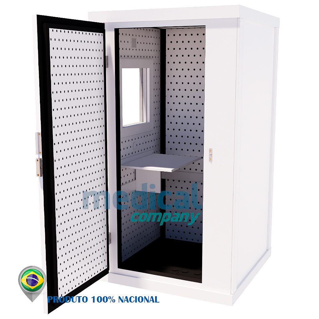 Cabine Acústica para tradução simultânea 1,00 X 1,00 X 2,00 (L x C