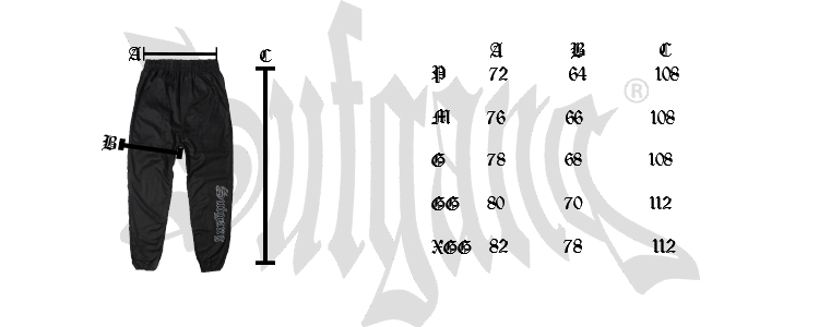 calça jogger sufgang 3m preta