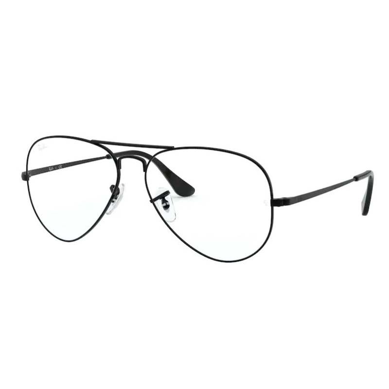 Óculos de Grau Ray-Ban Aviador RX6489 Metal Preto Fosco - Óculos de Grau-Óculos  de Sol-Masculino-Feminino | Univisão Ótica